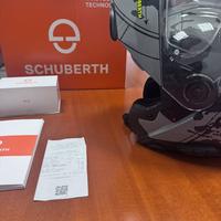 Casco modulare carbonio C5 pro globe grey + SC2