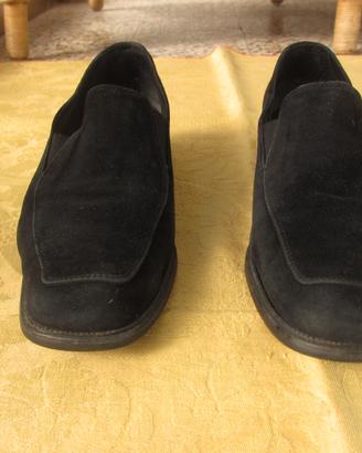 Scarpe vibram camoscio nero N. 40