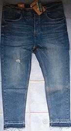 jeans modello loose cropped