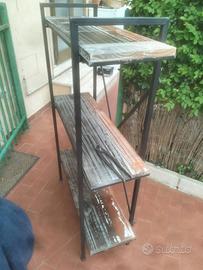 Scaffale legno ,pino di Svezia