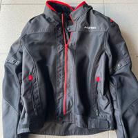 Giacca moto Acerbis nera/rossa