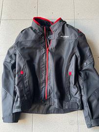 Giacca moto Acerbis nera/rossa