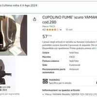 cupolino fumè scuro YAMAHA XENTER 125/15