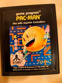 Videogioco vintage Pacman Atari 1981