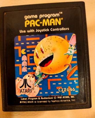 Videogioco vintage Pacman Atari 1981