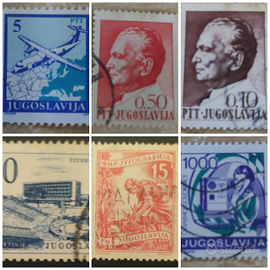 Lotto 6 Francobolli Storici Ex Jugoslavia