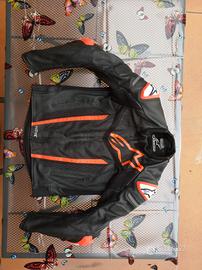 giacca moto 50 alpinestars in pelle tech Air 