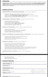 Receptionist/front Office/tutor didattico