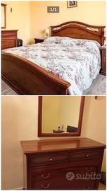 Letto più cassettiera e specchio