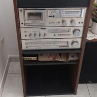 impianto stereo a colonna SHARP inizio anni 80
