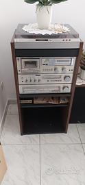 impianto stereo a colonna SHARP inizio anni 80