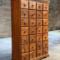 Mobile antico cassettiera in legno massello