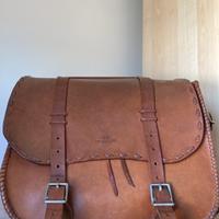 Borsa  moto laterale Harley davidson western bull