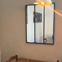 Coppia di specchi stile industriale