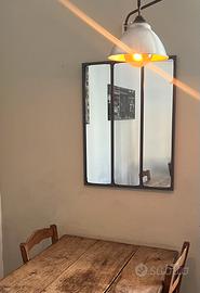 Coppia di specchi stile industriale