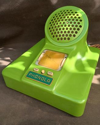radio vintage Phonola Castiglioni verde
