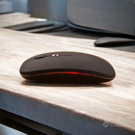 mouse ricaricabile  wirless bluetooth nero
