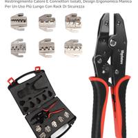 Pinze Crimping Whychstore 9 Pollici + 6 Matrici