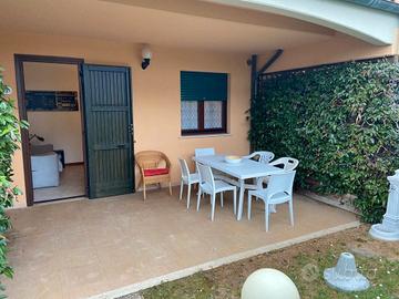 Trilocale piano terra con giardino