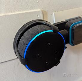 Alexa echo dot 3rd generation + supporto da parete