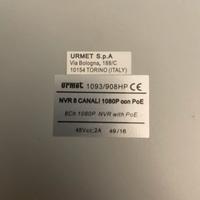 Nvr urmet poe con ipcam