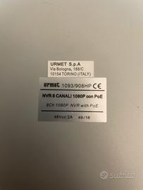 Nvr urmet poe con ipcam