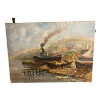 Quadro originale olio su tela Lucan Carpette