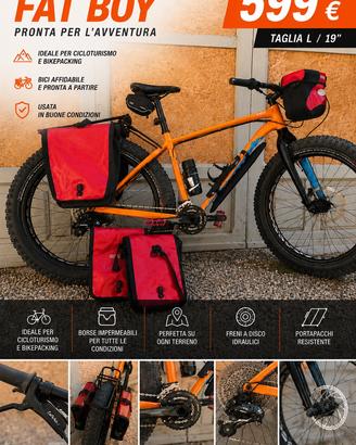 Specializef Fat Boy  cicluturismo + borse Ortieb