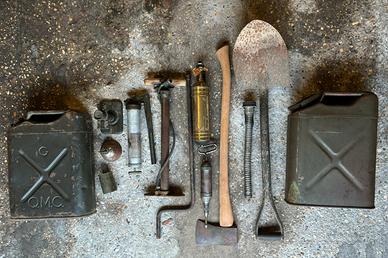 Jeep willys mb fors gpw attrezzi di bordo