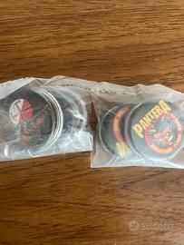 Spille collezionismo vintage Pink Floyd e Pantera