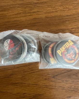 Spille collezionismo vintage Pink Floyd e Pantera