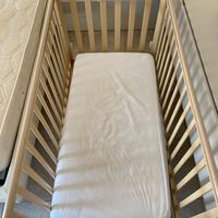 Lettino letto Pali + materasso + coprimaterasso