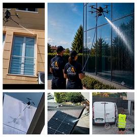 Pulizia con DRONE/Facciate e fotovoltaici - VERONA