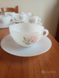 6 Tazzine da caffè vintage Arcopal France 