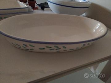 Caleca pirofila ovale serie Blue garland