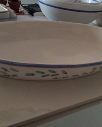 Caleca pirofila ovale serie Blue garland