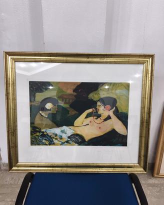 Salvatore Fiume serigrafia edizione Bora 