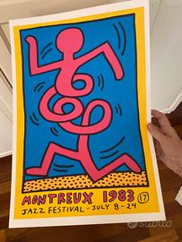 Poster stampa Keith Haring Montreux 33 × 48