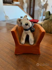 Statua Cagnolino con Poltrona