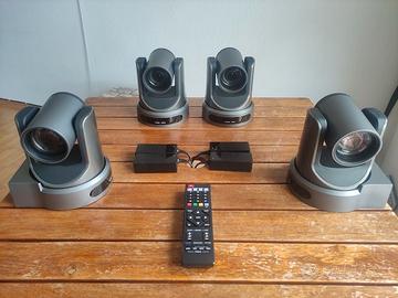 4x PTZOPTICS FULLHD Streaming WEBTV PTZ Telecamere