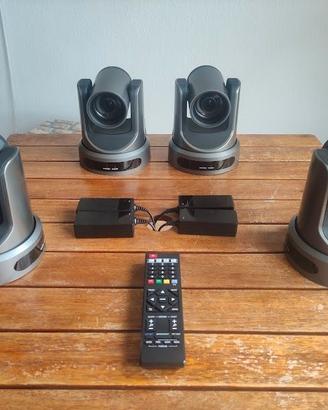 4x PTZOPTICS FULLHD Streaming WEBTV PTZ Telecamere