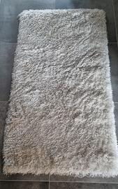 tappeto shaggy bianco 150×80