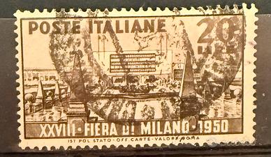 Francobollo Italia 1950 Milano
