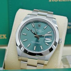 ROLEX DATEJUST 126300 VERDE MENTA 2026 NUOVO FULL 