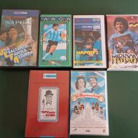 6 VHS Maradona -Napoli -Totò-Arbore