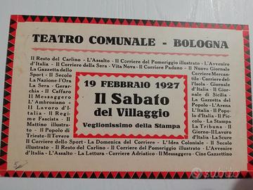 Cartolina Teatro Comunale di Bologna 1927