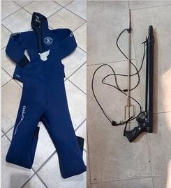 Muta da sub Scubapro Taglia M e Fucile