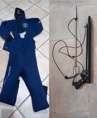 Muta da sub Scubapro Taglia M e Fucile