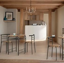 Set tavolino con due sedie nuovo imballato