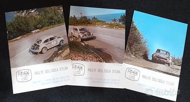 lotto 3  cartoline rally isola d'elba 1974